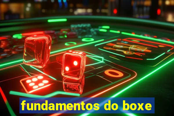 fundamentos do boxe